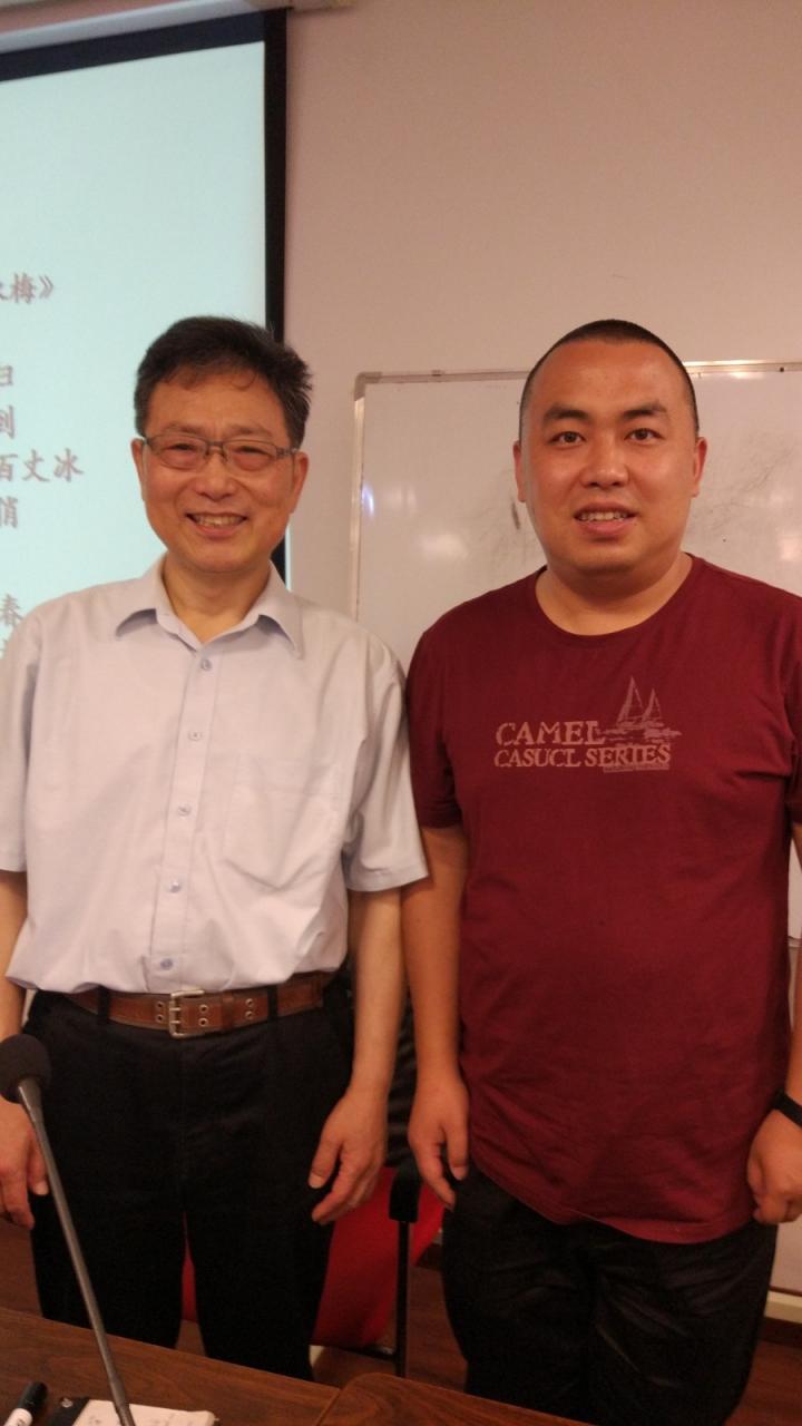 何晓巍与复旦大学李澄尘教授插图1