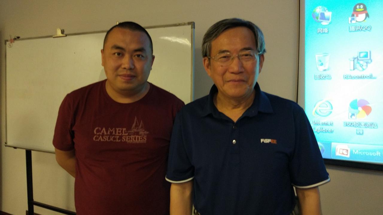 何晓巍与全国政协常委复旦大学葛剑雄教授插图1