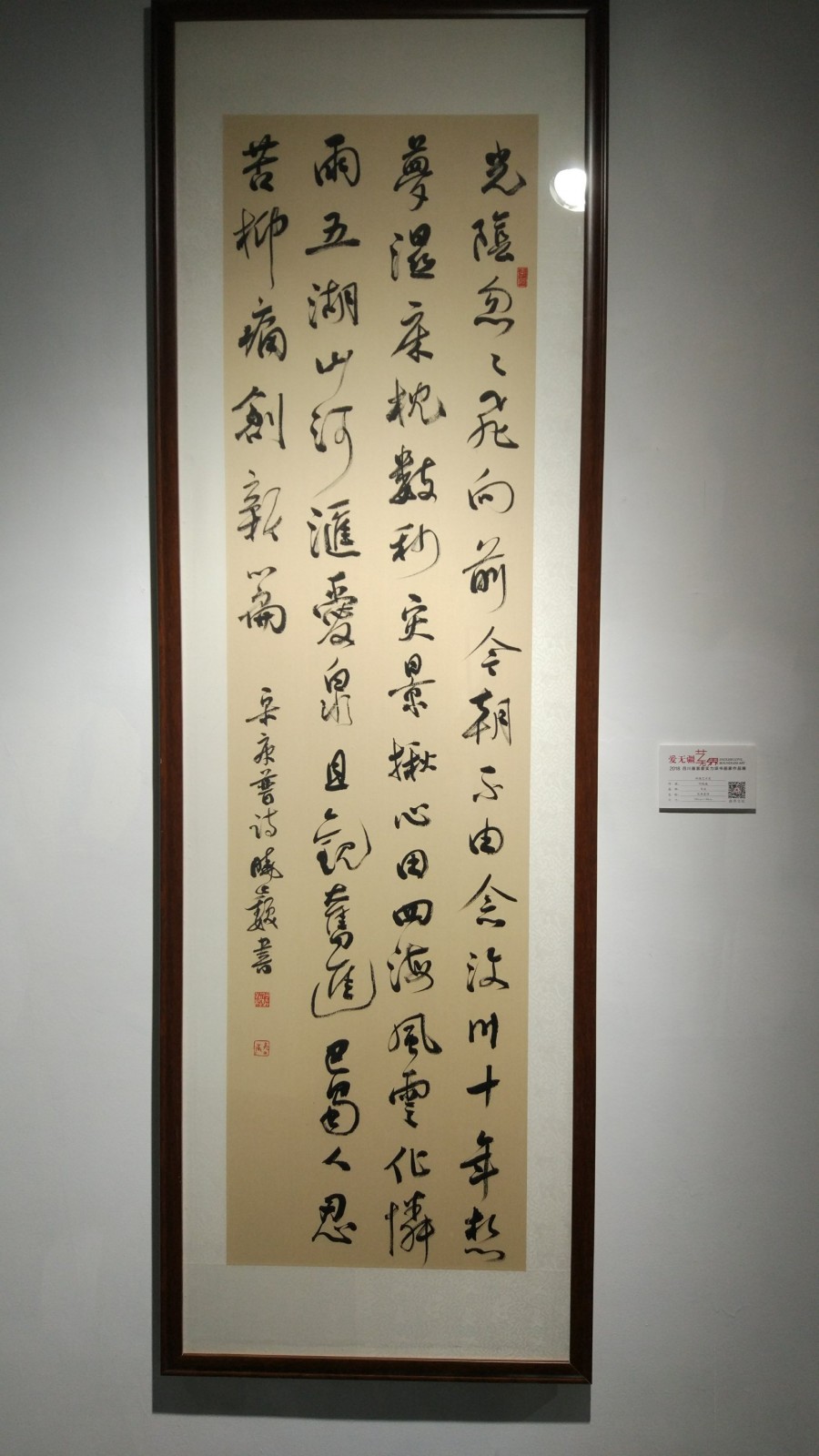何晓巍应邀出席四川最喜爱实力派书法家作品展插图2