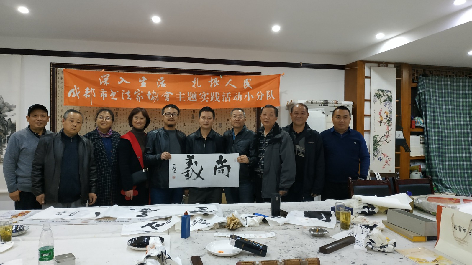 何晓巍参加文化惠民活动走进猛追湾街道文体活动中心插图