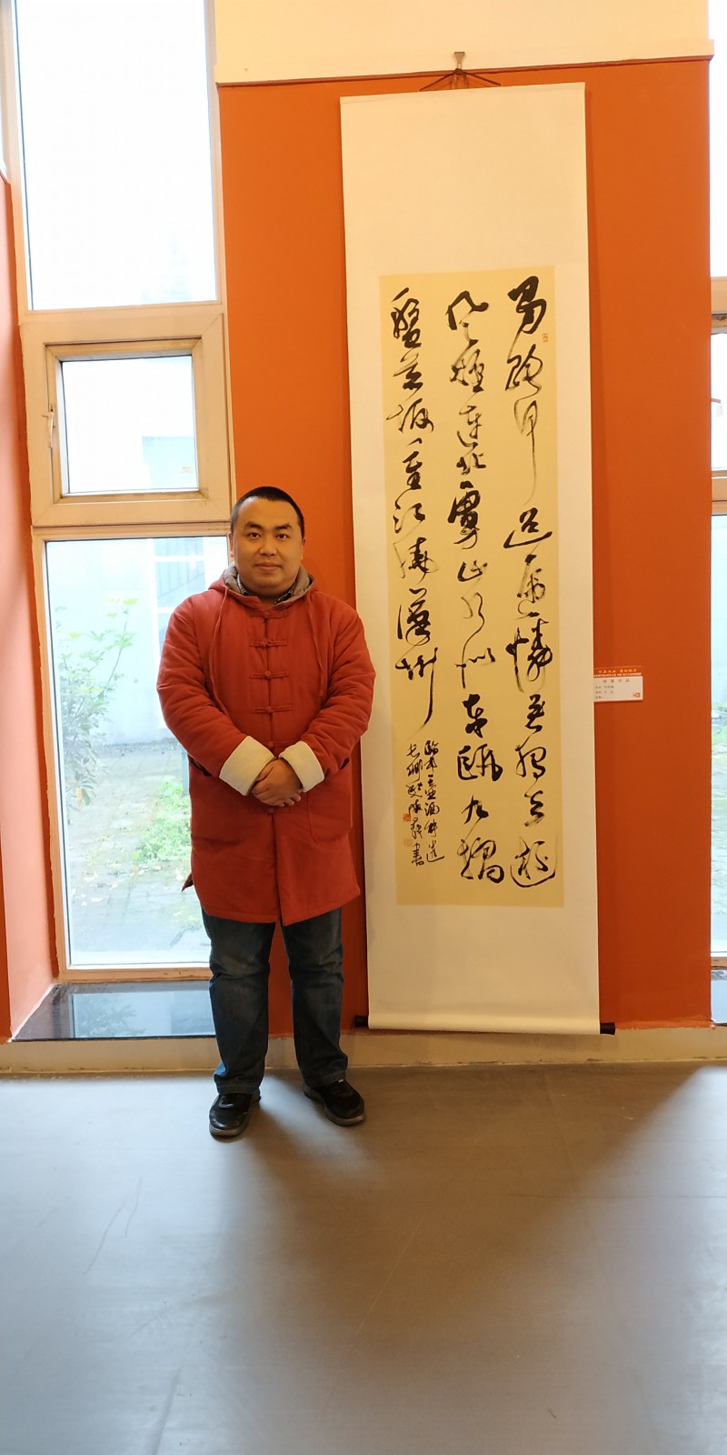 何晓巍应邀出席庆祝改革开放40周年大邑、邛崃、蒲江三地书画联展插图