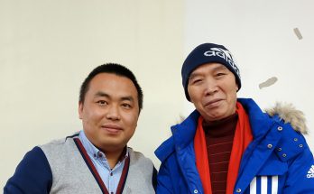 何晓巍与著名评书表演艺术家李伯清先生缩略图
