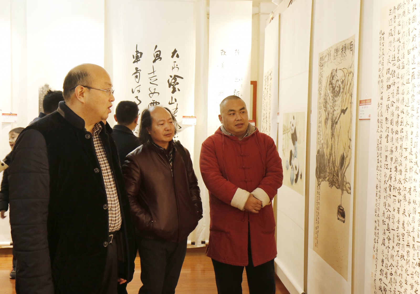 何晓巍应邀出席邛崃、蒲江、大邑书画联展蒲江巡展开幕式插图1