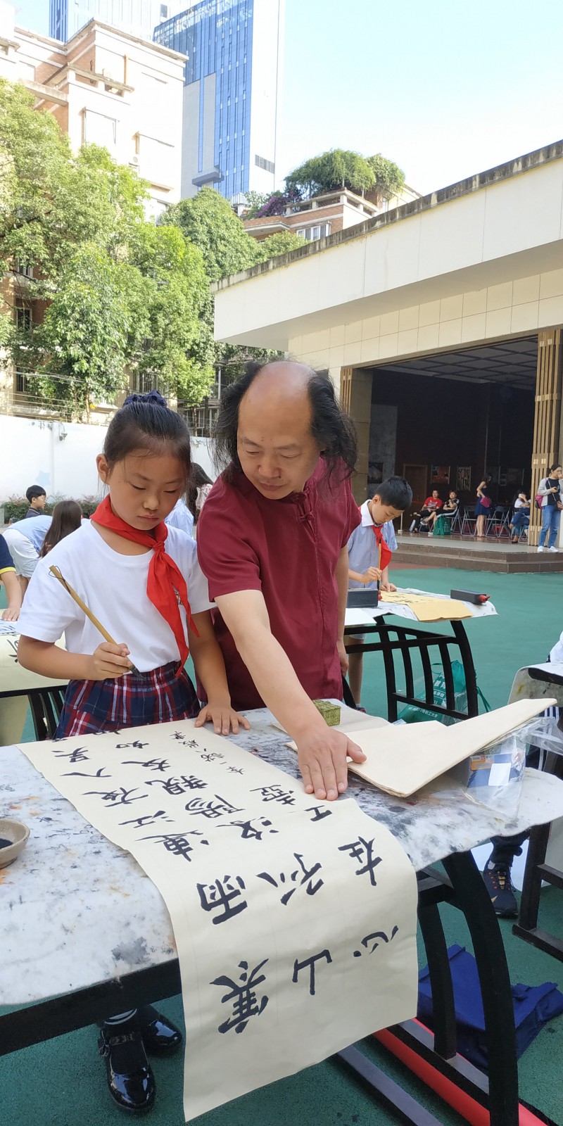 何晓巍出席锦江区青少年书画创作社团成立仪式插图5