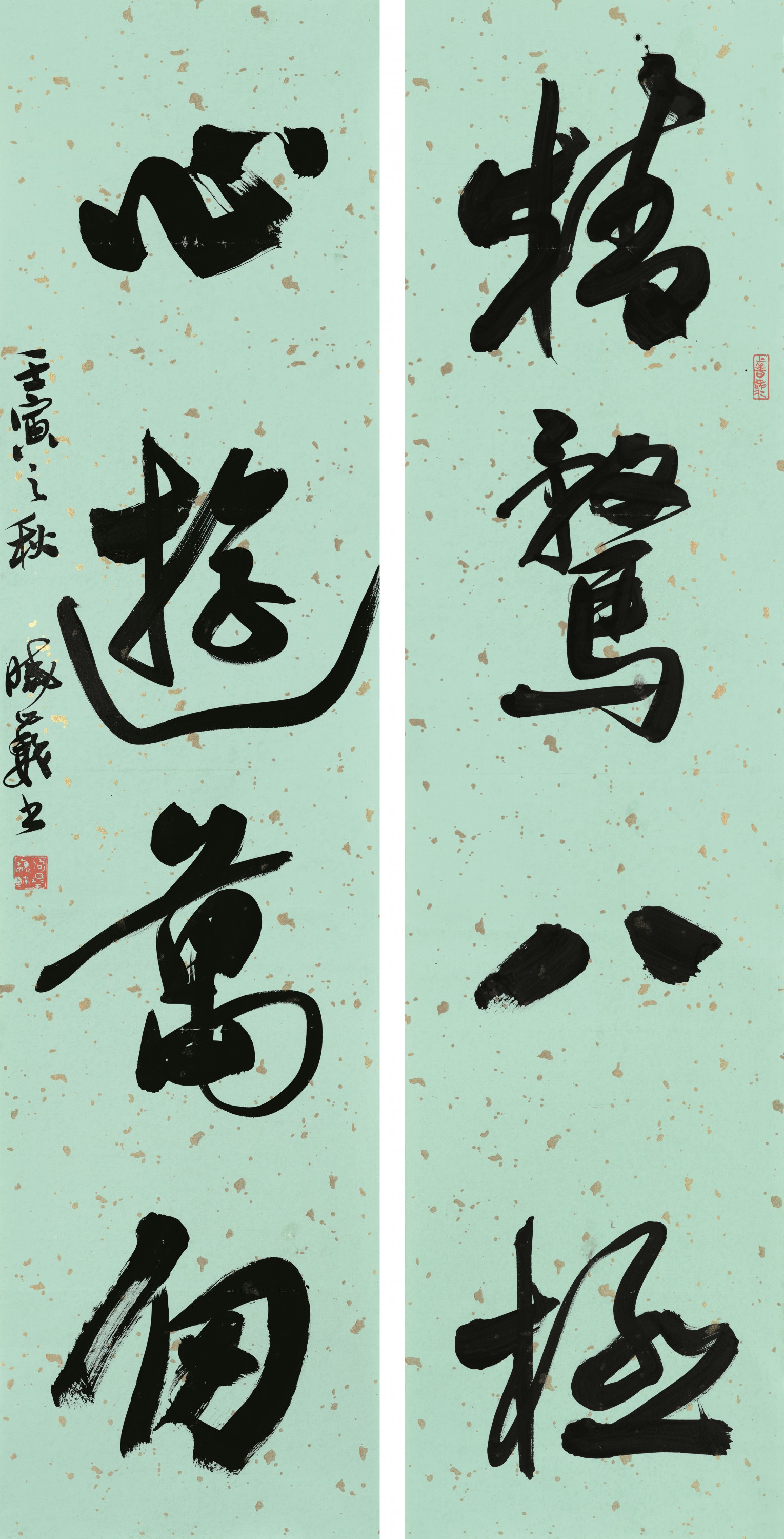何晓巍作品精骛八极心游万仞在市级机关第三办公区展出插图1